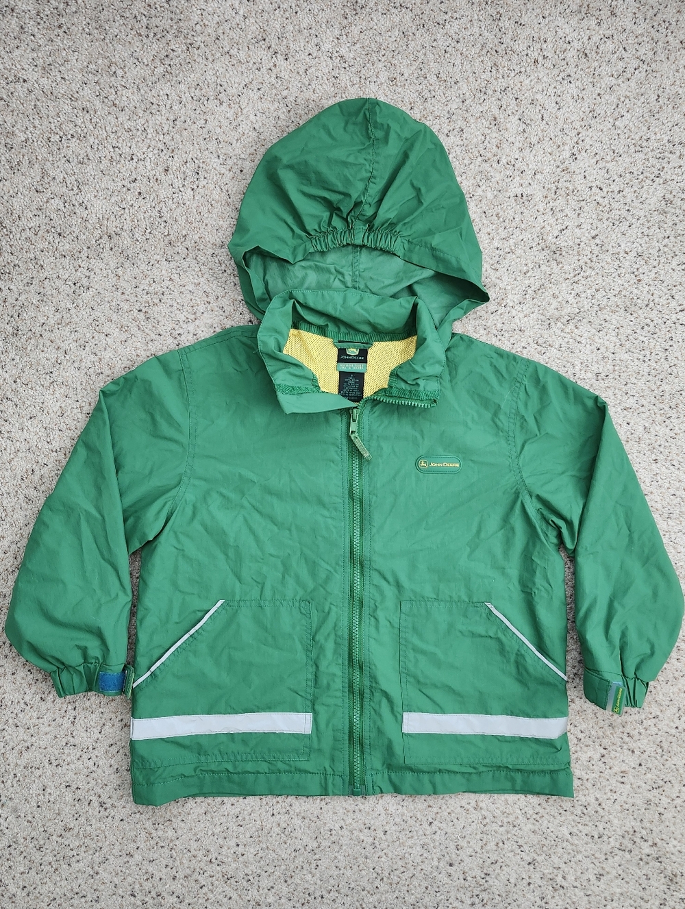 John Deere Green Windbreaker Jacket